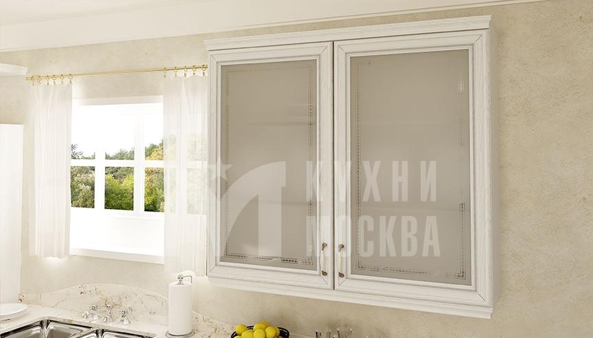 Белая кухня польского производства из массива черешни - Софрино