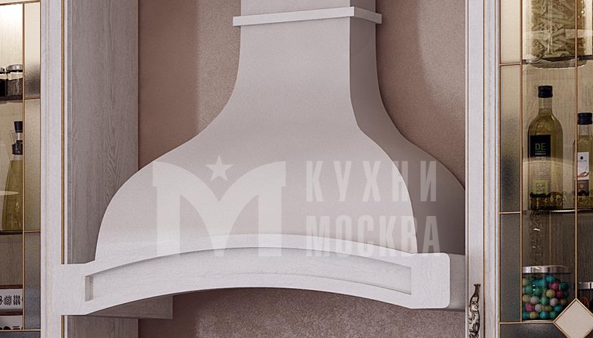 Декоративная вытяжка для кухни в классическом стиле из массива ясеня - Крылатское